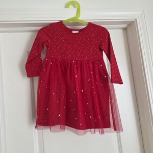 Hanna Andersson Red Starry Kids Dress